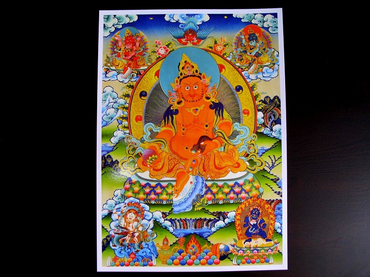 Dzambhala Mantra Card